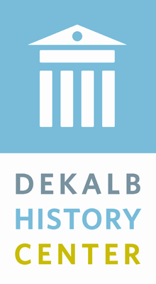 Dekalb history center logo featuring wedding DJs and photo booth rental in Atlanta.